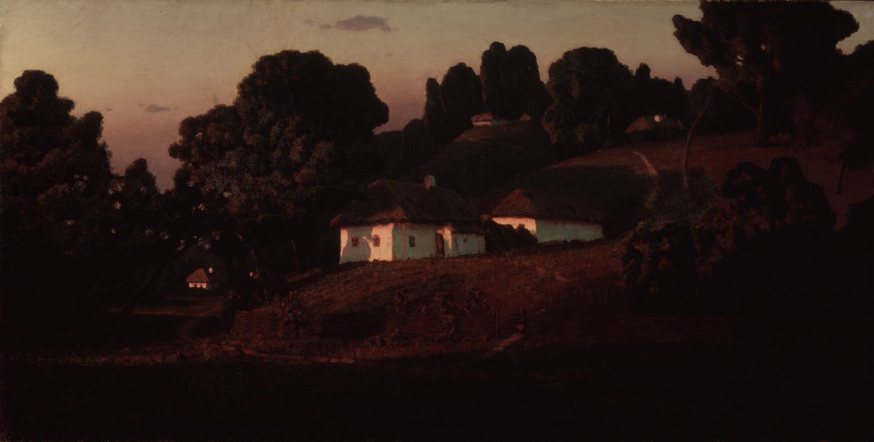 Kväll i Ukraina, 1878 av Arkhip Ivanovich Kuindzhi
