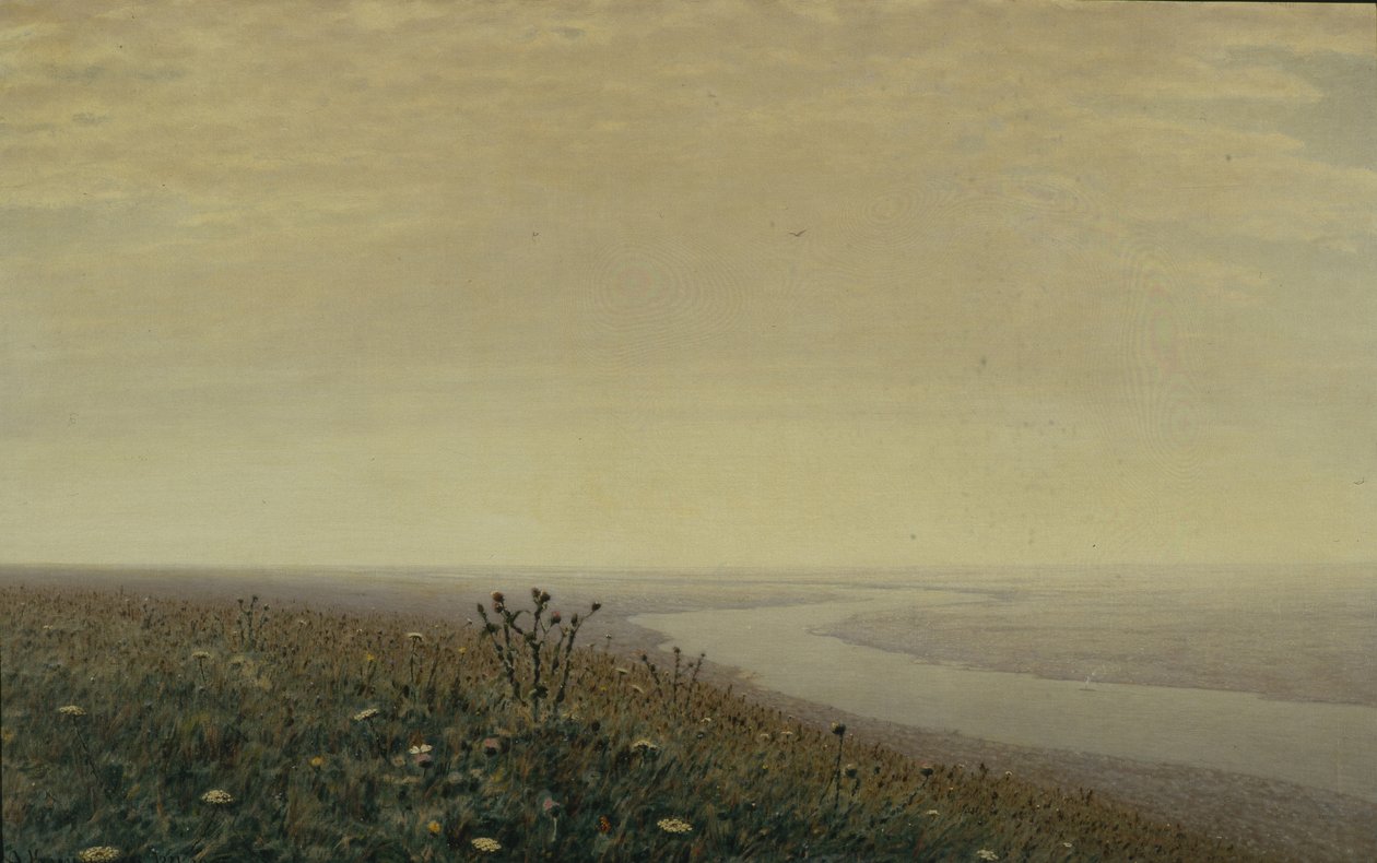 Dneprfloden på morgonen, 1881 av Arkhip Ivanovich Kuindzhi