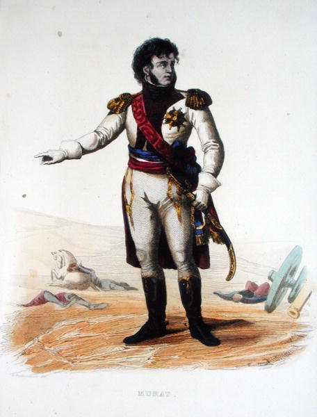 Porträtt av Joachim Murat (ca 1767-1815), från "Le Plutarque Francais" av E. Mennechet av Armand (after) Guilleminot