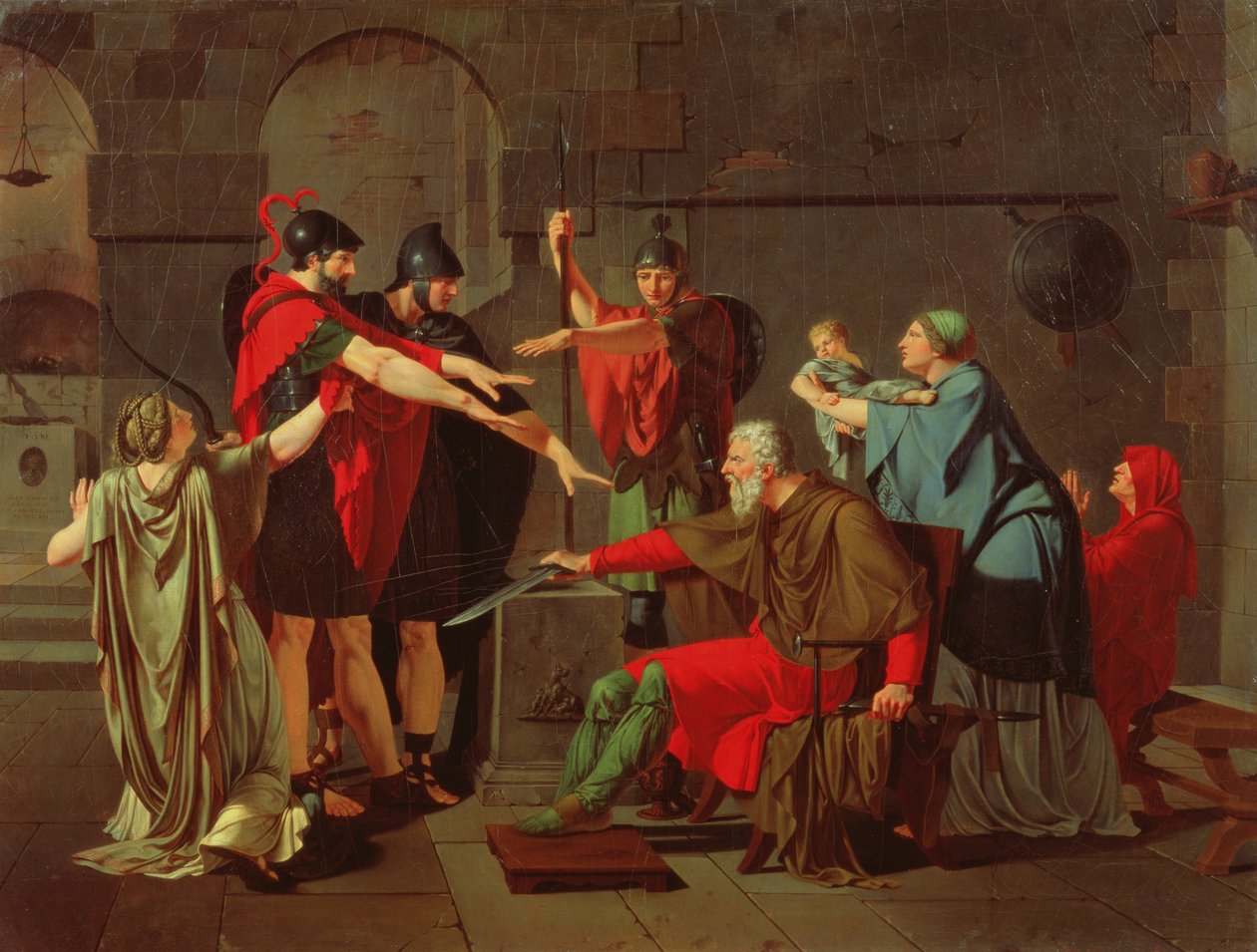 Horatiernas ed, 1791 av Armand Charles Caraffe