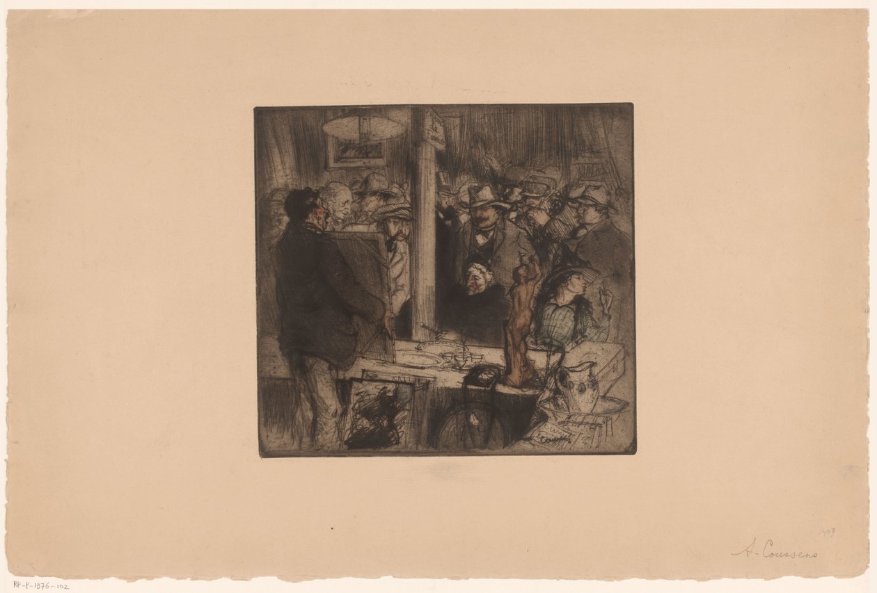 Konst auktion av Armand Coussens