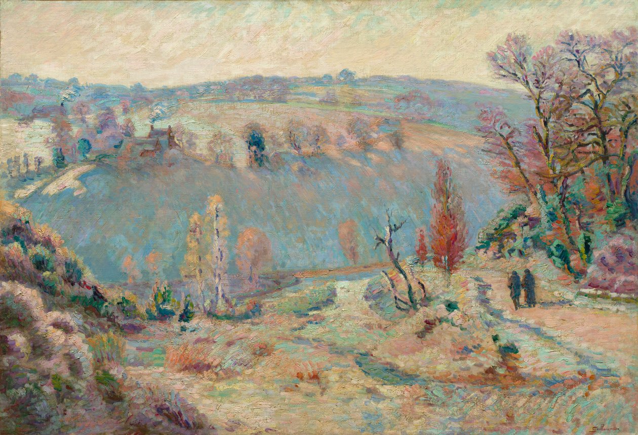 Sédelledalen vid Pont Charraud: White Frost av Armand Guillaumin