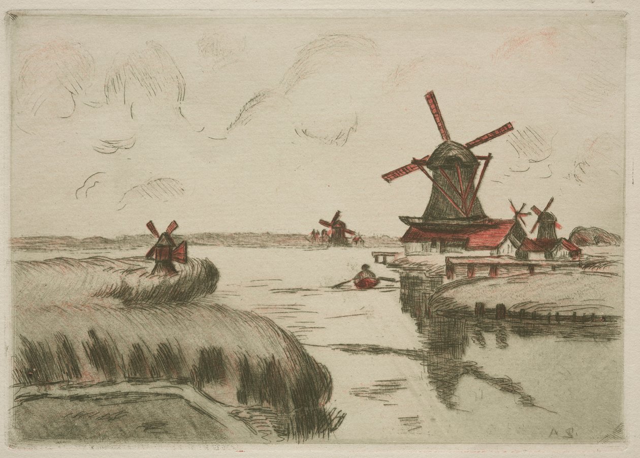 Utsikt från Saardam av Armand Guillaumin