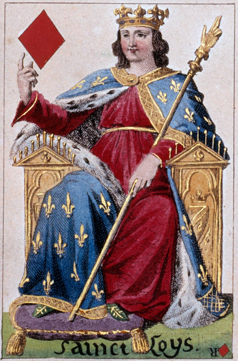 Representation av kung Saint Louis av Armand Gustave Houbigant