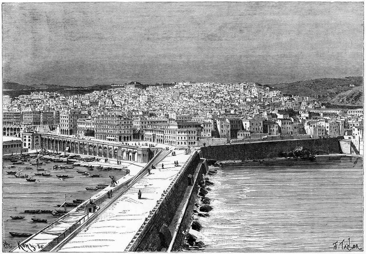Alger, Algeriet, c1890. av Armand Kohl