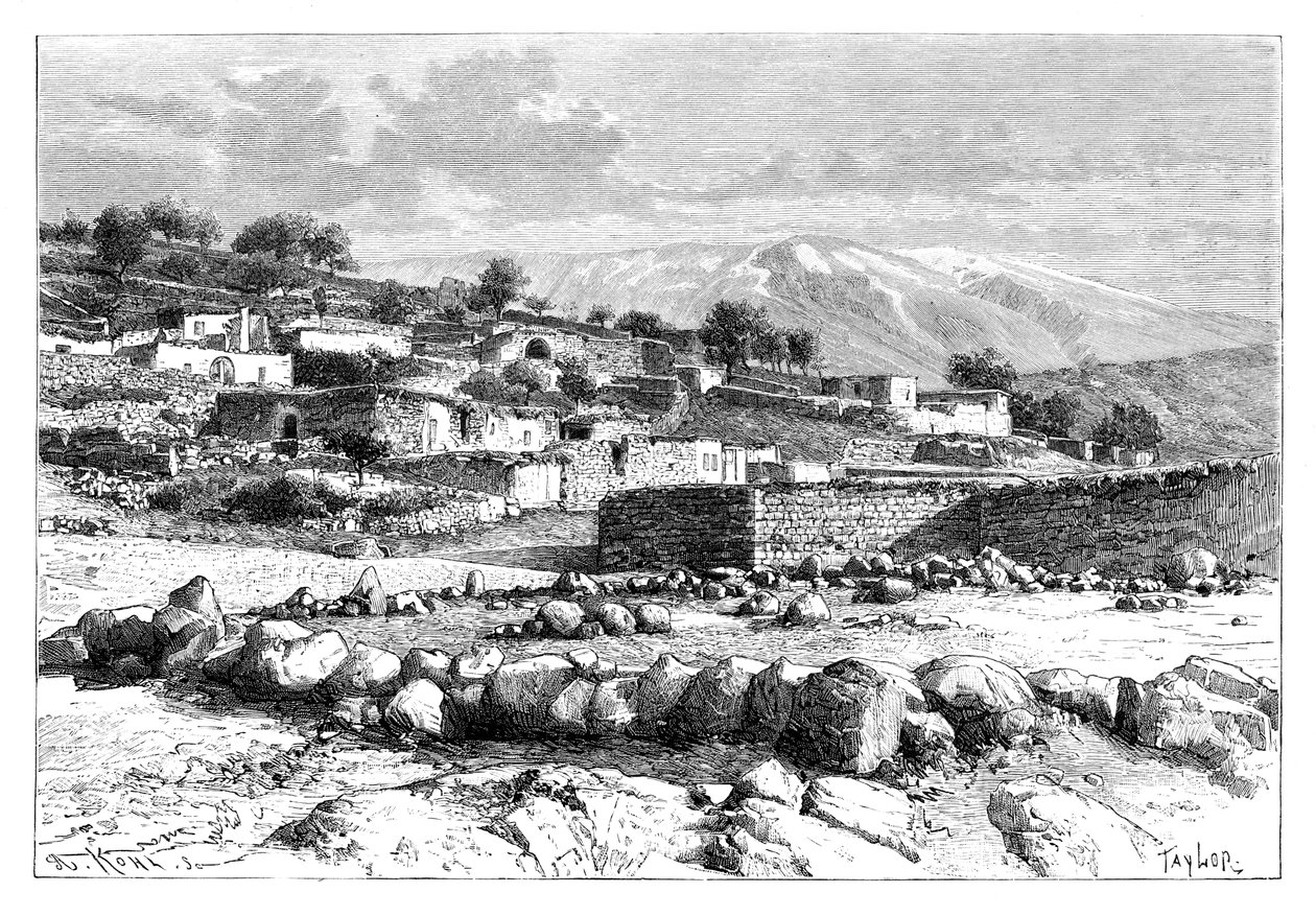 Mount Hermon, Syrien, 1895. av Armand Kohl