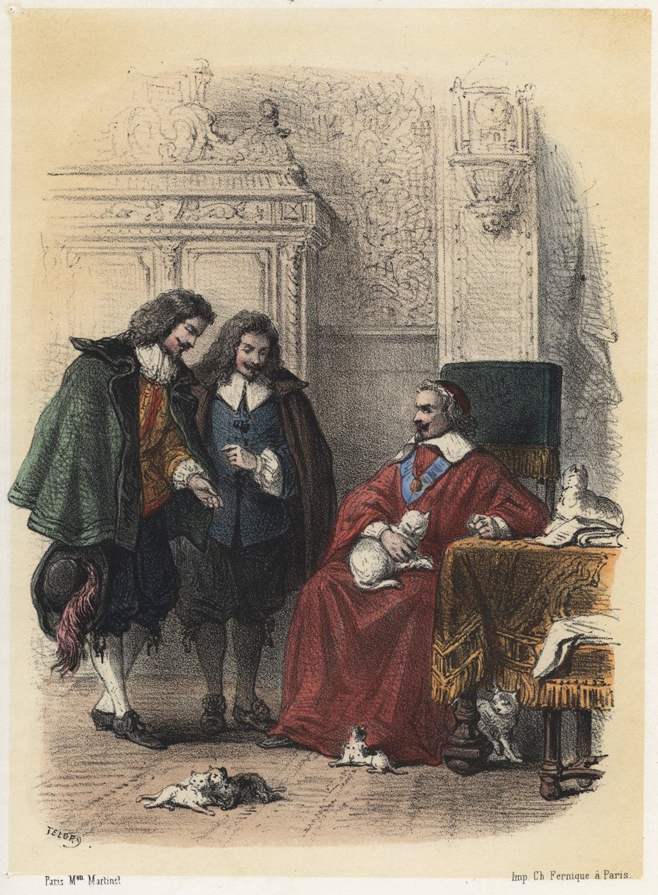 Kardinal Richelieu (Armand Jean du Plessis av Armand Louis Henri Telory