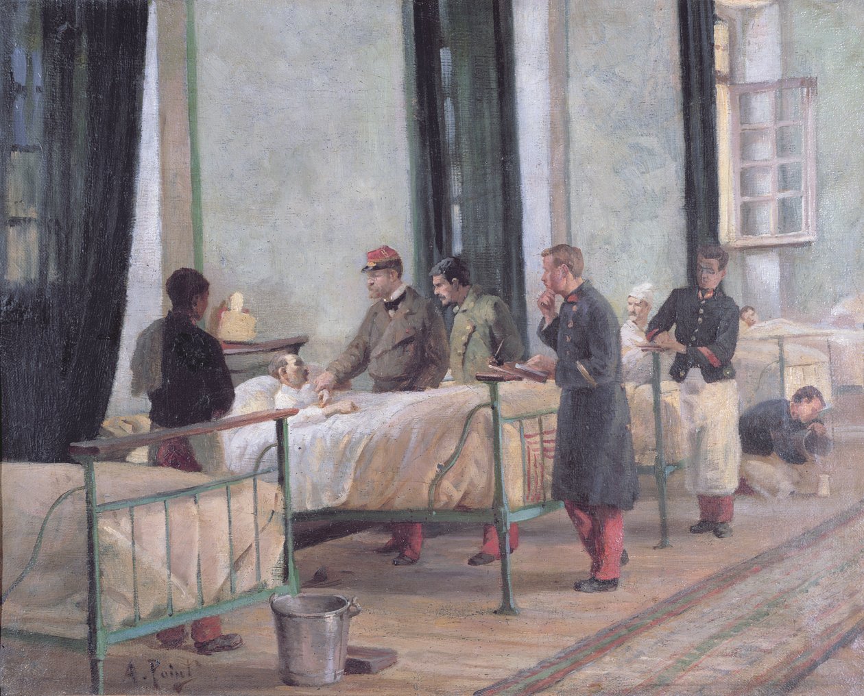 Ett besök på Philippeville Hospital 1880 av Armand Point
