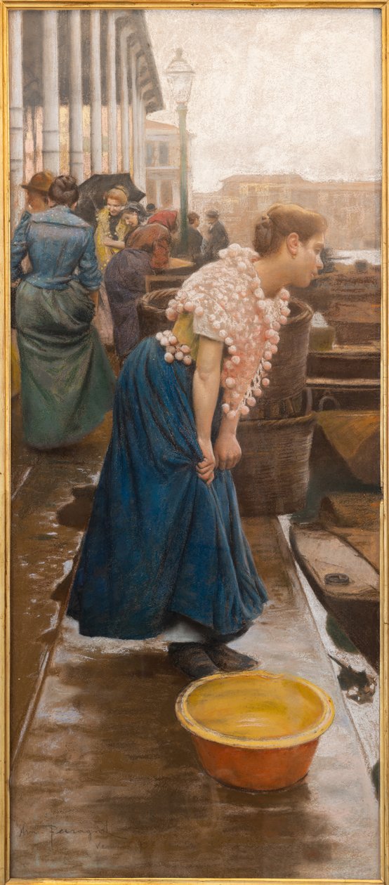 En venetiansk borgare (tempera på papper) av Arnaldo Ferraguti