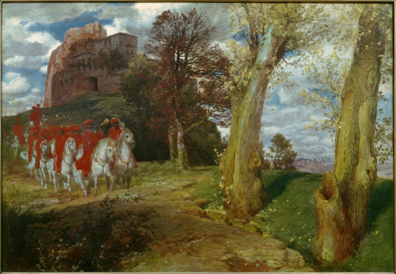 Rider ut från de moriska ryttarna av Arnold Böcklin