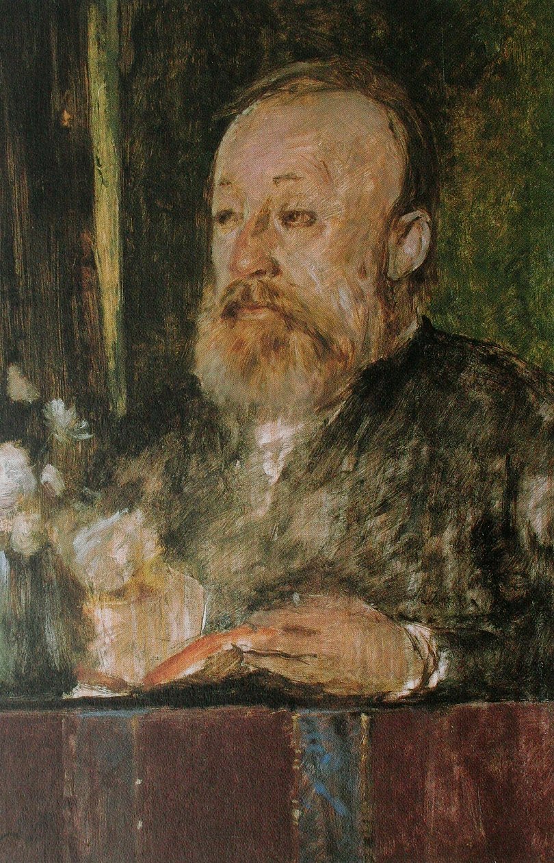 Bildnis Gottfried Keller  av Arnold Böcklin