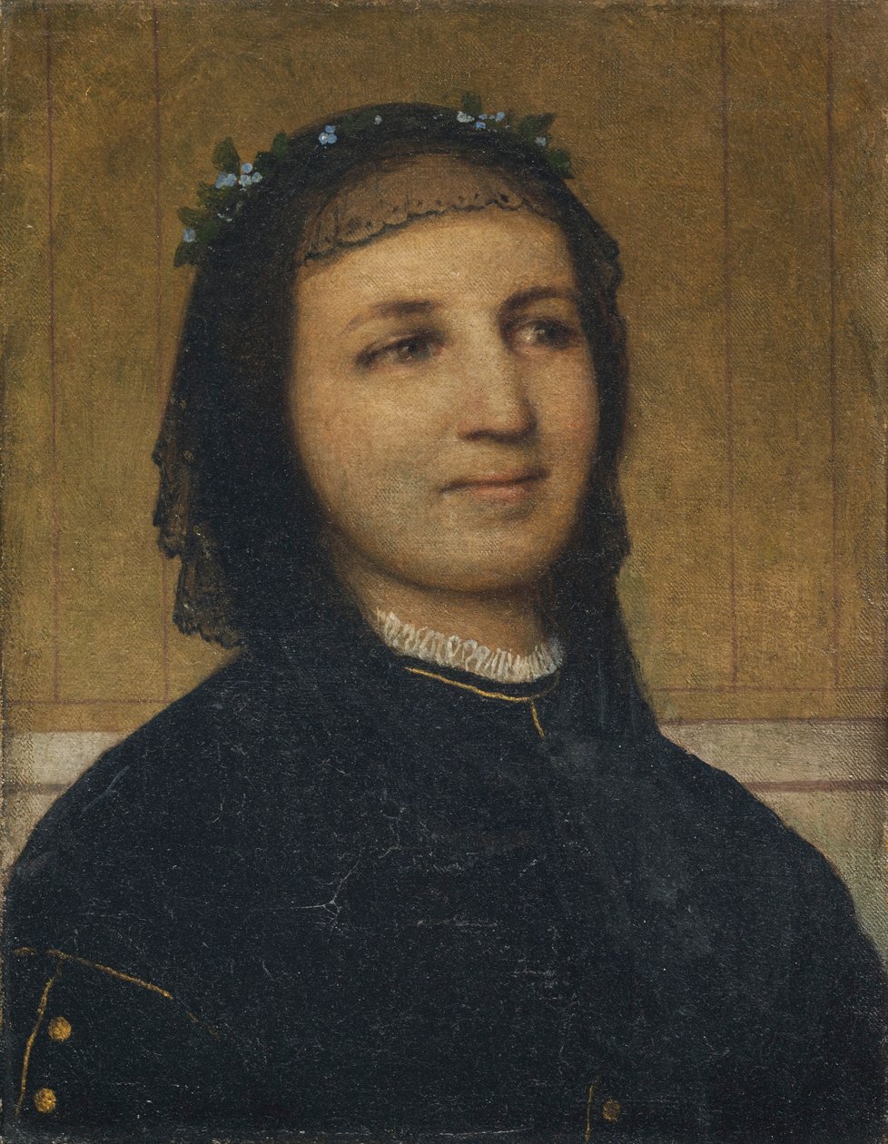Bildnis Margaretha Antoinette Mähly-Schermar  av Arnold Böcklin