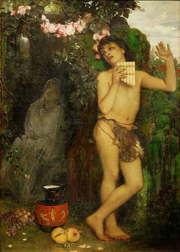 Die Klage des Hirten av Arnold Böcklin