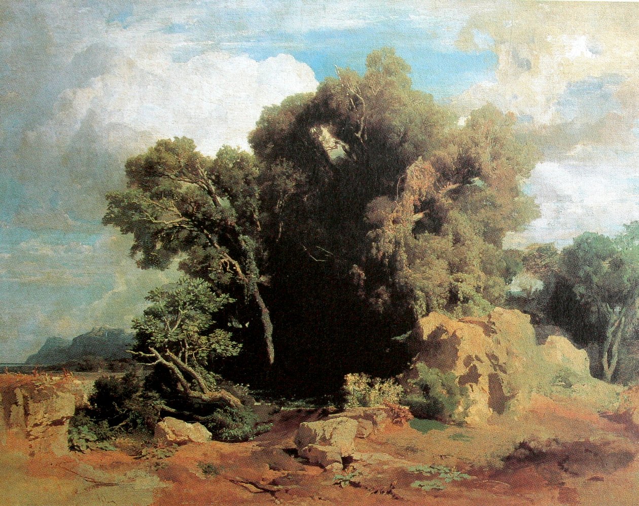 In den pontinischen Sümpfen  av Arnold Böcklin
