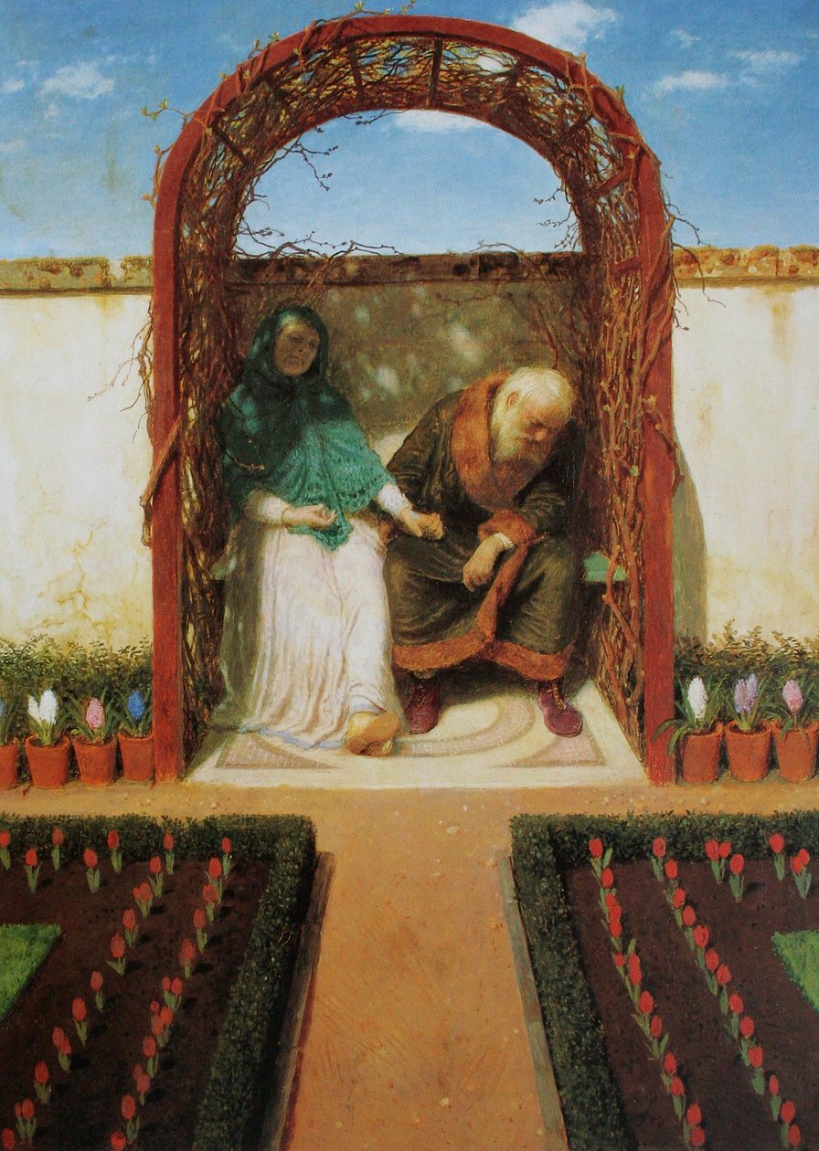 In der Gartenlaube  av Arnold Böcklin