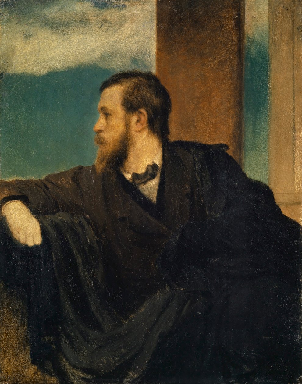 Self-portrait av Arnold Böcklin
