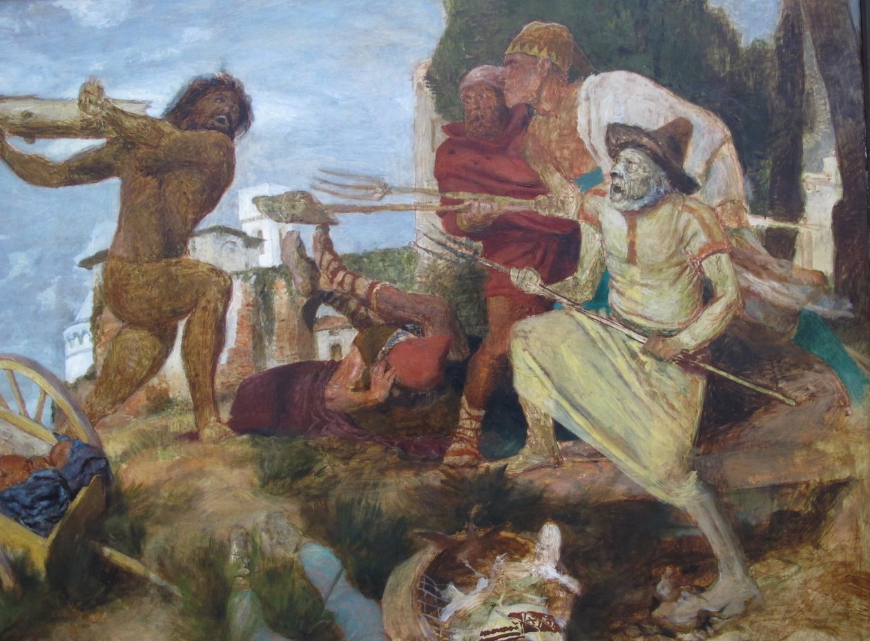orlando furioso av Arnold Böcklin