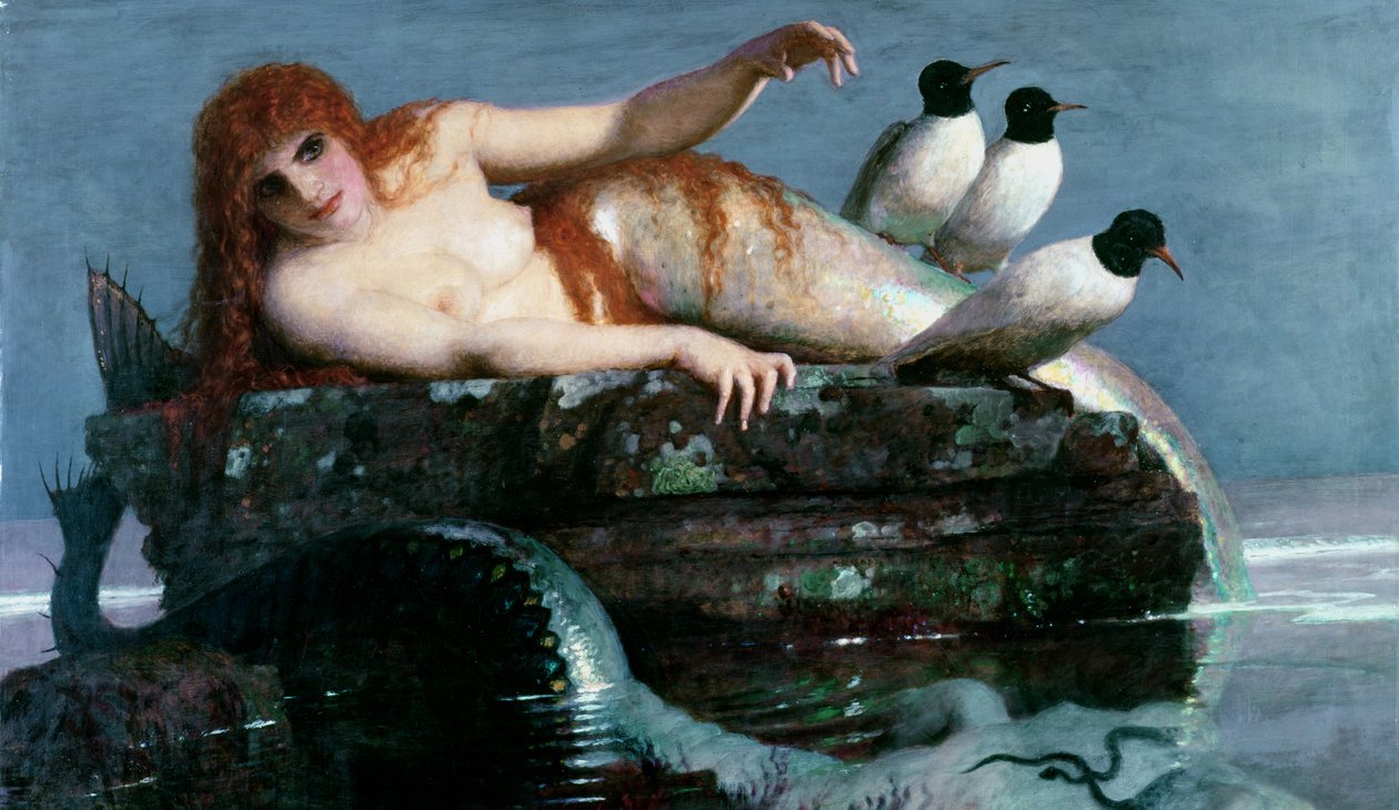 Stilla havet, 1886-87 av Arnold Böcklin