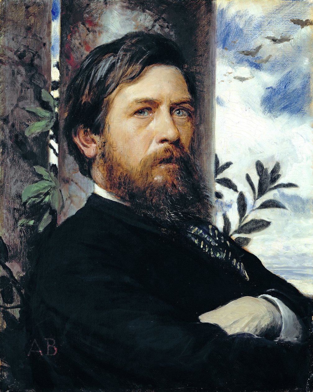 Självporträtt, 1873 av Arnold Böcklin