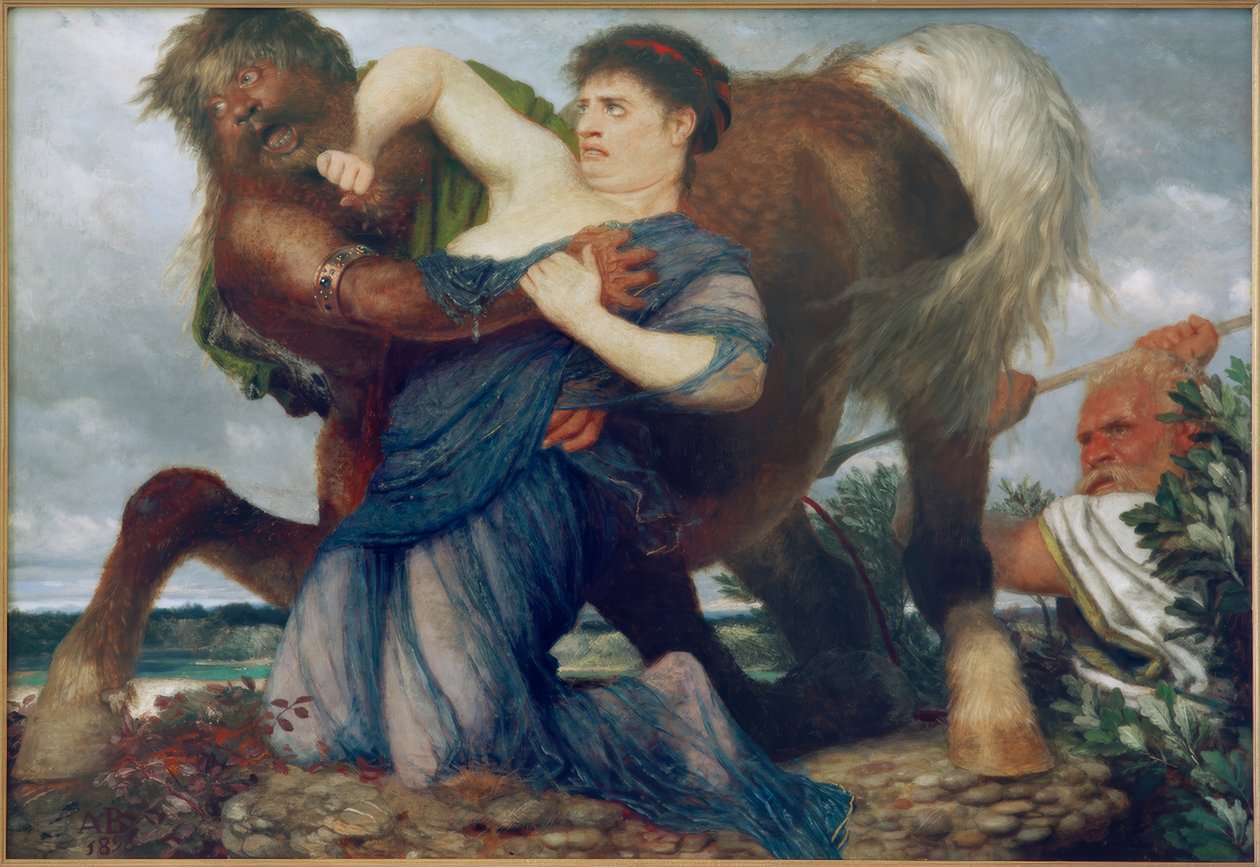 Deianira och Nessus av Arnold Böcklin