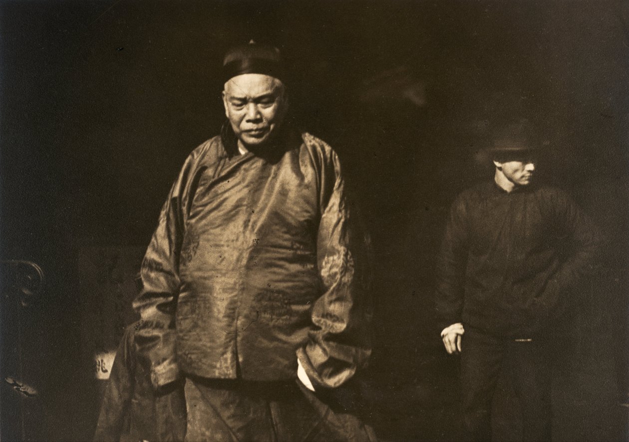 Handlare och Body Guard, Old Chinatown, San Francisco av Arnold Genthe