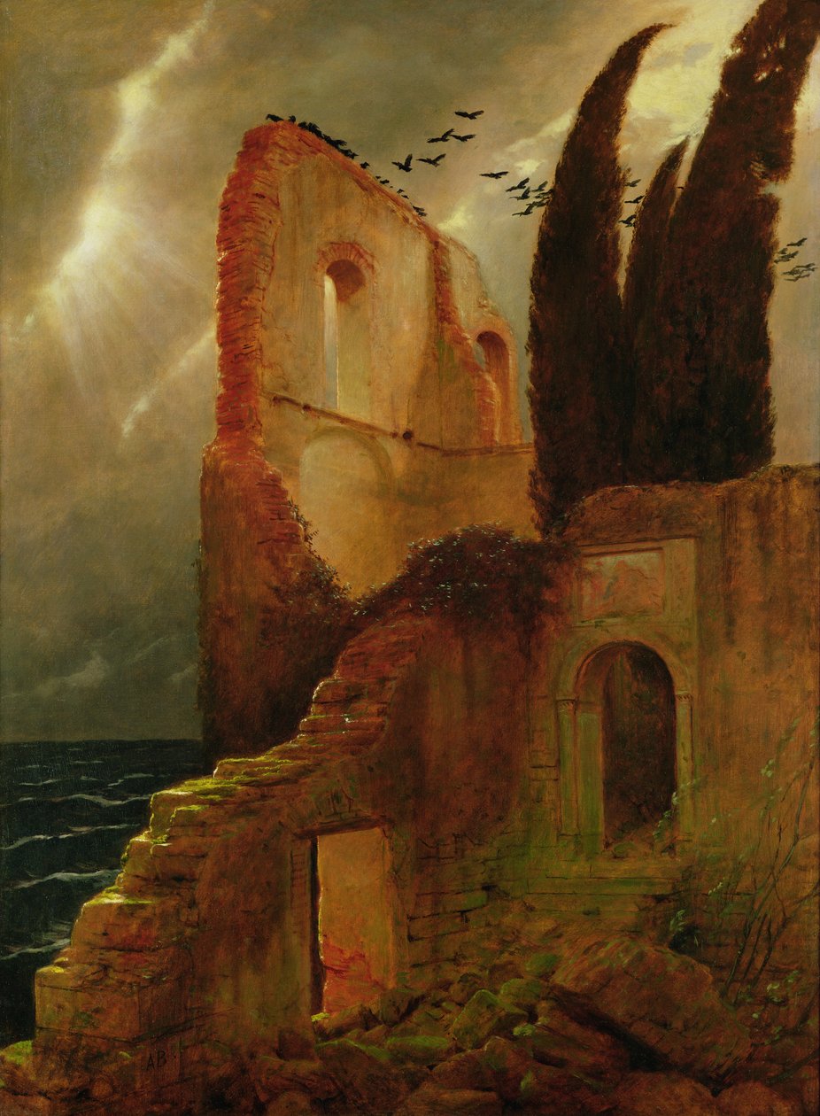 Ruin vid havet av Arnold Böcklin