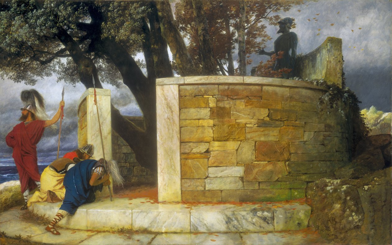 Herkules helgedom av Arnold Böcklin