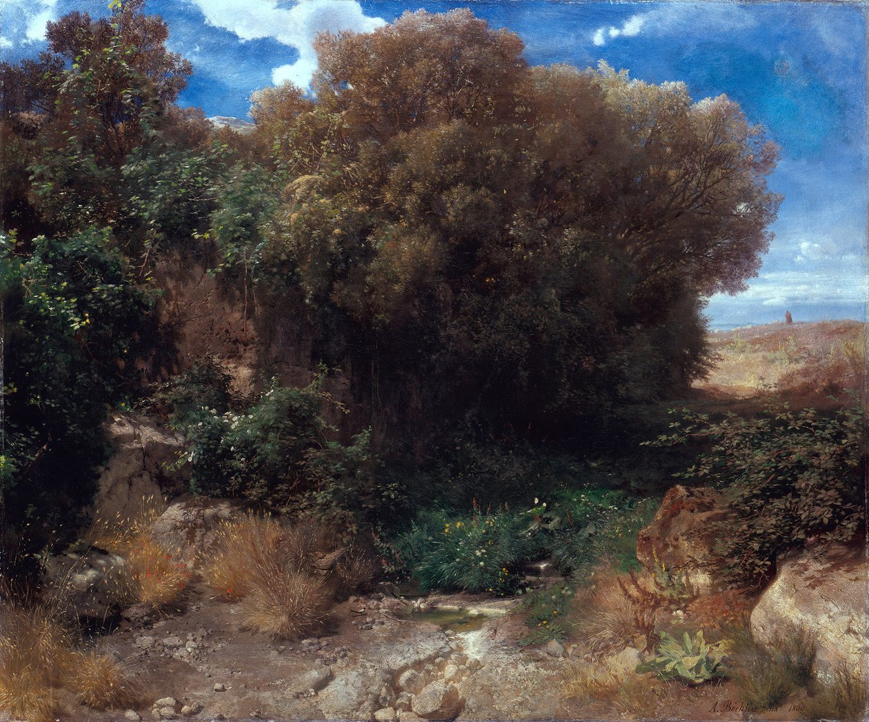 Landskap från Campagnan av Arnold Böcklin