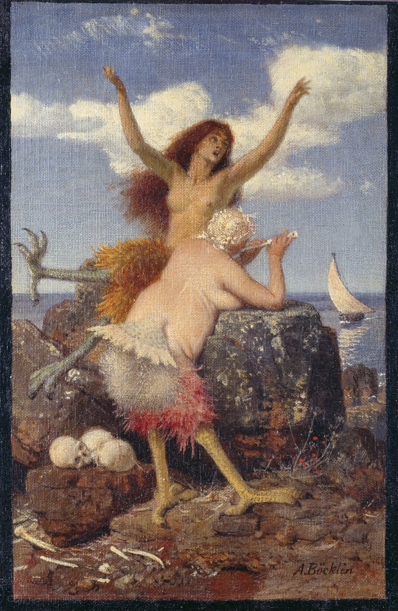 Sirener av Arnold Böcklin