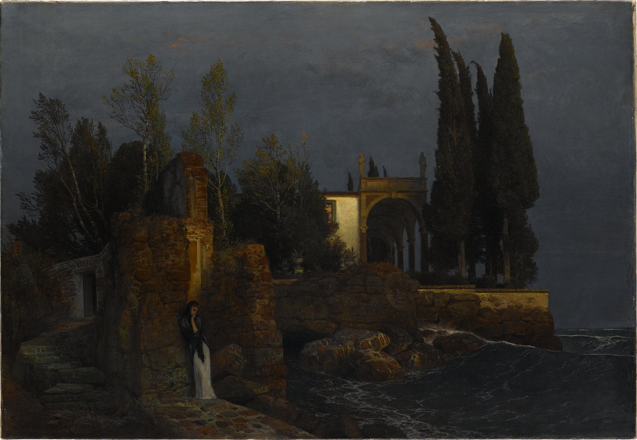 Villa vid havet av Arnold Böcklin