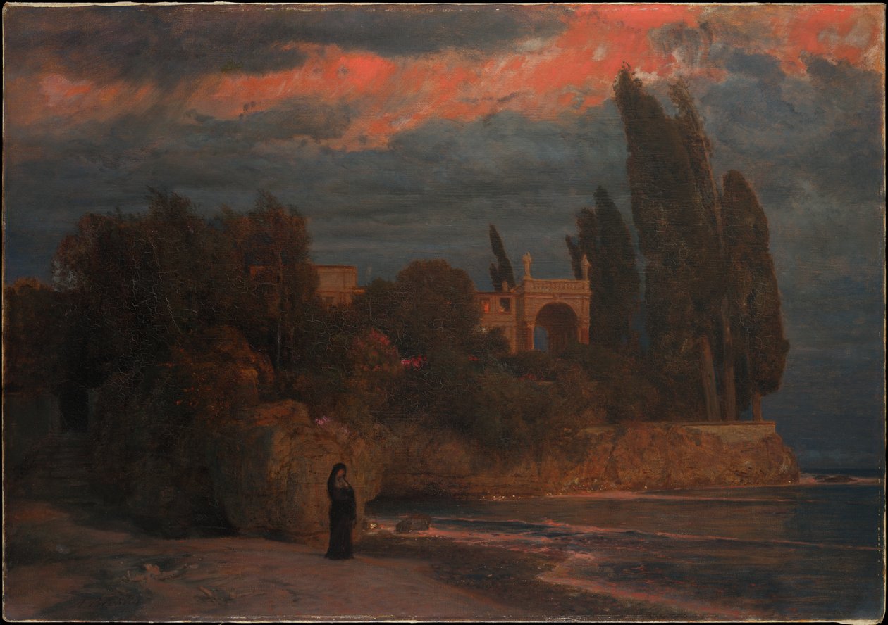 Villa vid havet av Arnold Böcklin