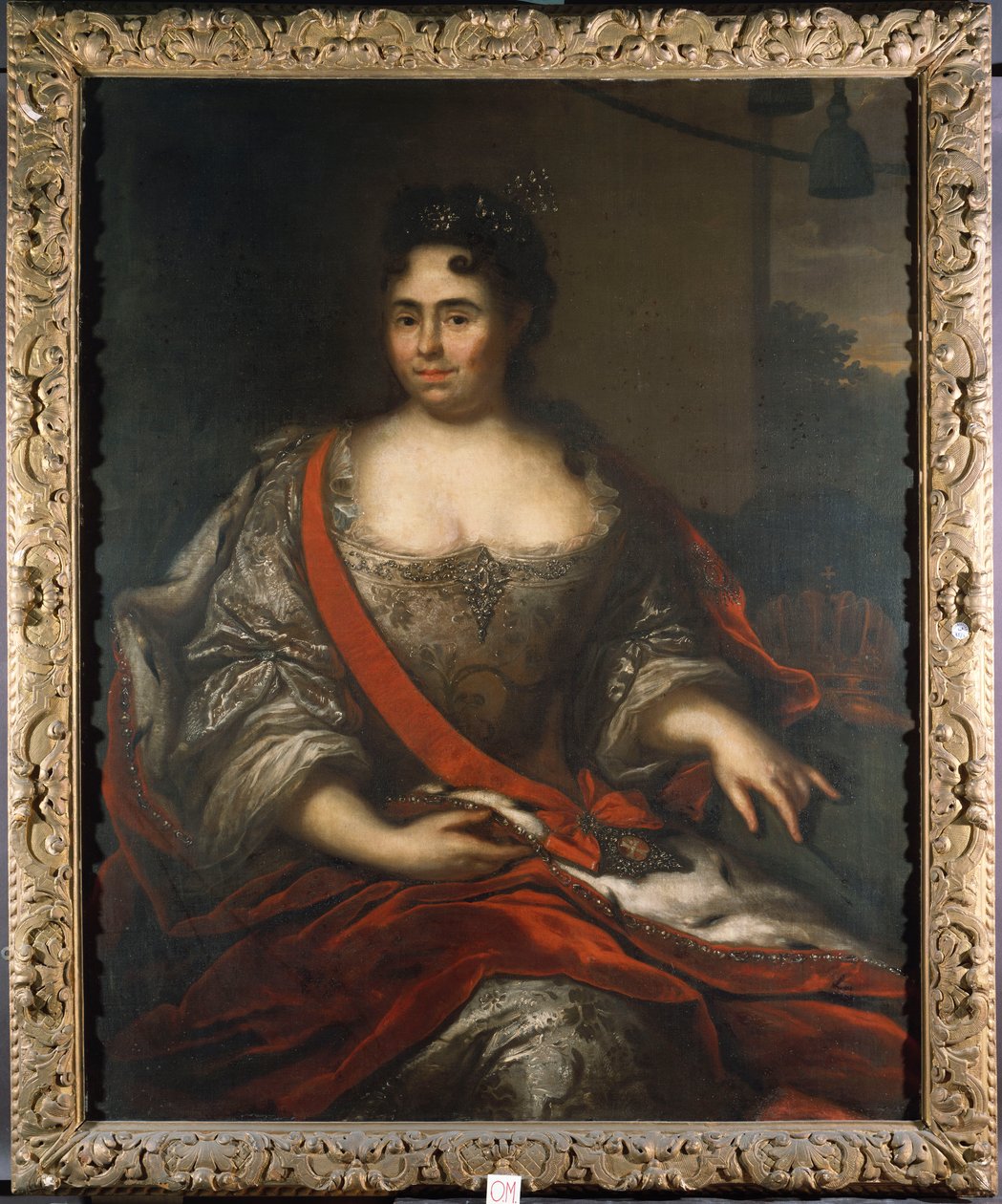 Porträtt av drottning Katarina I av Ryssland, 1717 av Arnold Boonen