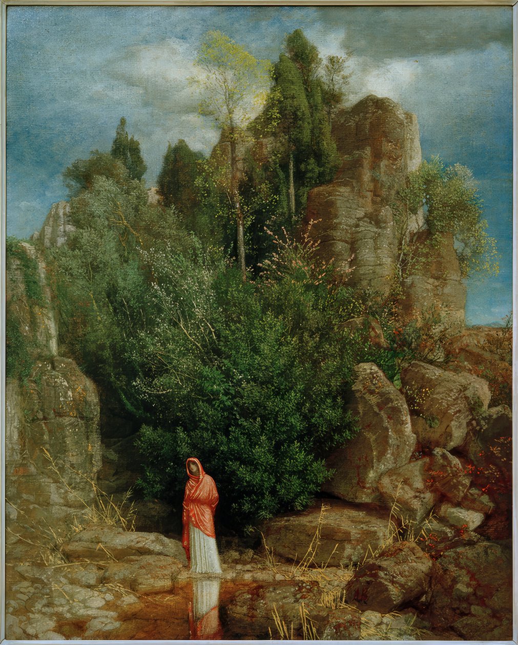 孤独なウェディッシュ av Arnold Böcklin