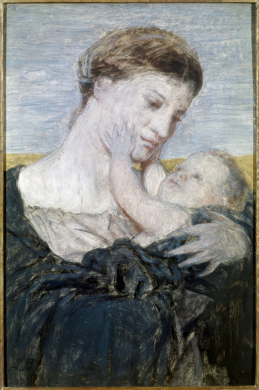 mamma och barn av Arnold Böcklin