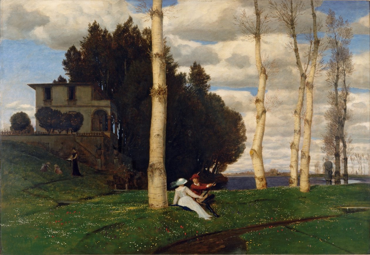Vårdag (De tre livsåldrarna) av Arnold Böcklin