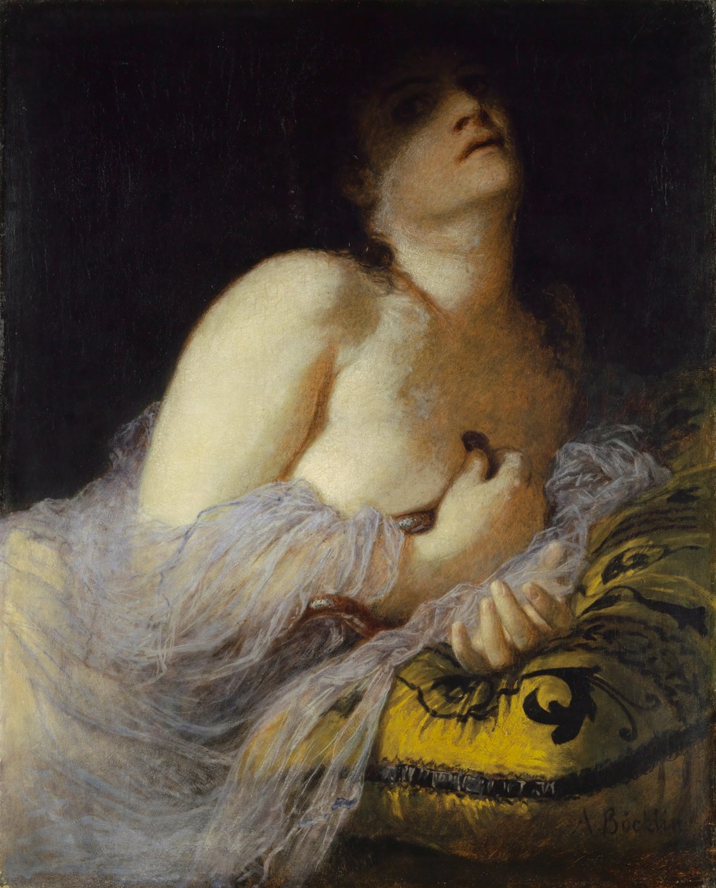 The Death of Cleopatra (första versionen), 1872 av Arnold Böcklin