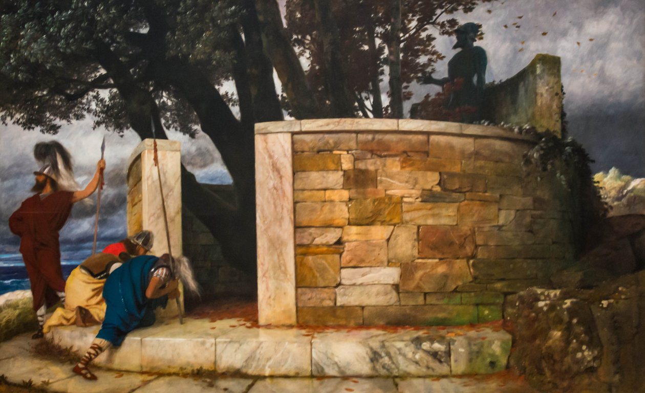 Herkules helgedom av Arnold Böcklin