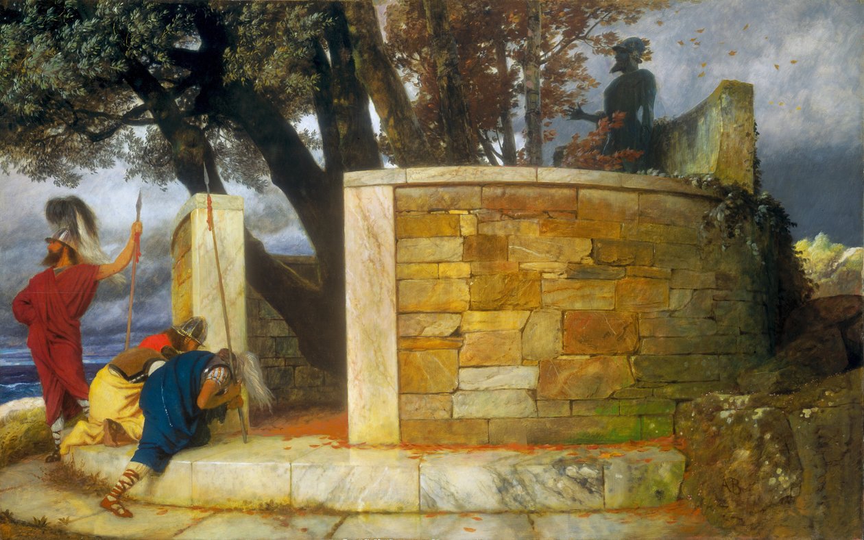 Herkules helgedom, 1884. av Arnold Böcklin