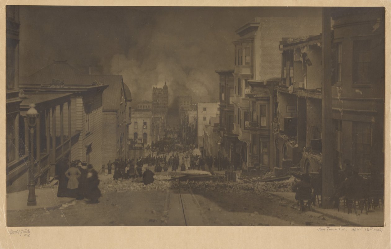 San Francisco den 18 april 1906 av Arnold Genthe