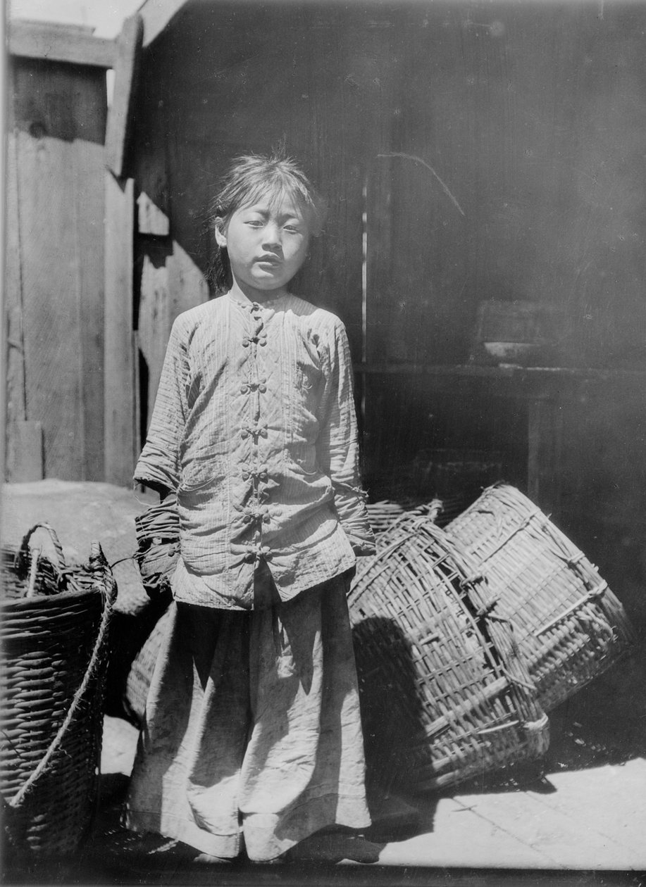 Fiskhandlarens dotter, Chinatown, San Francisco av Arnold Genthe