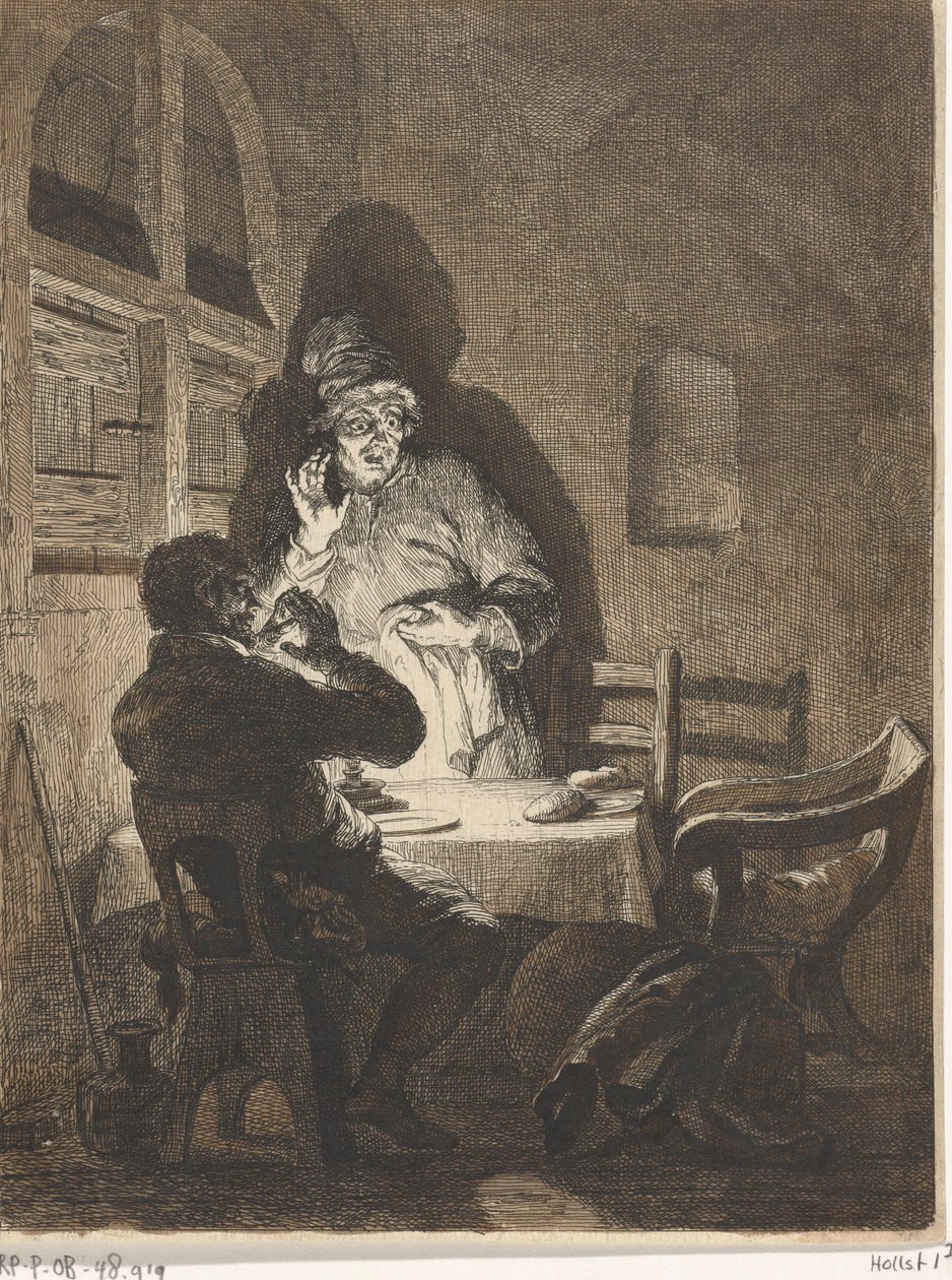 Måltid i Emmaus av Arnold Houbraken