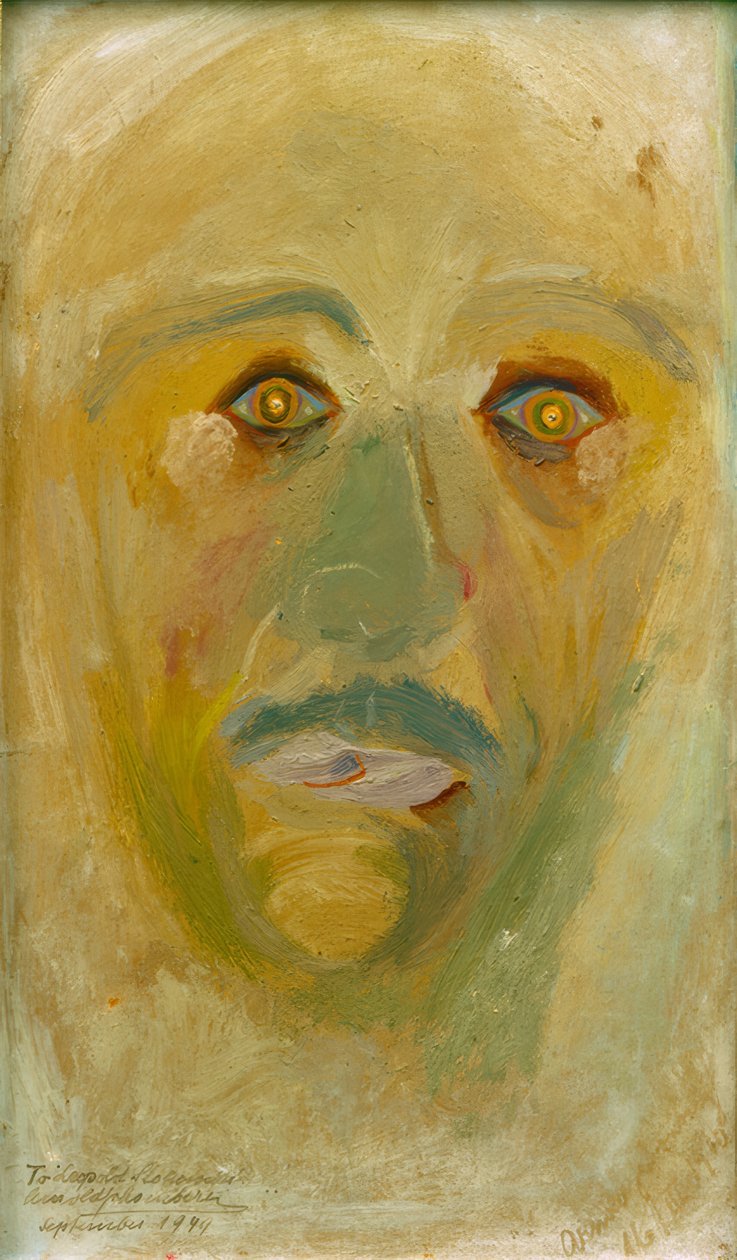 Självporträtt (vision) av Arnold Schönberg