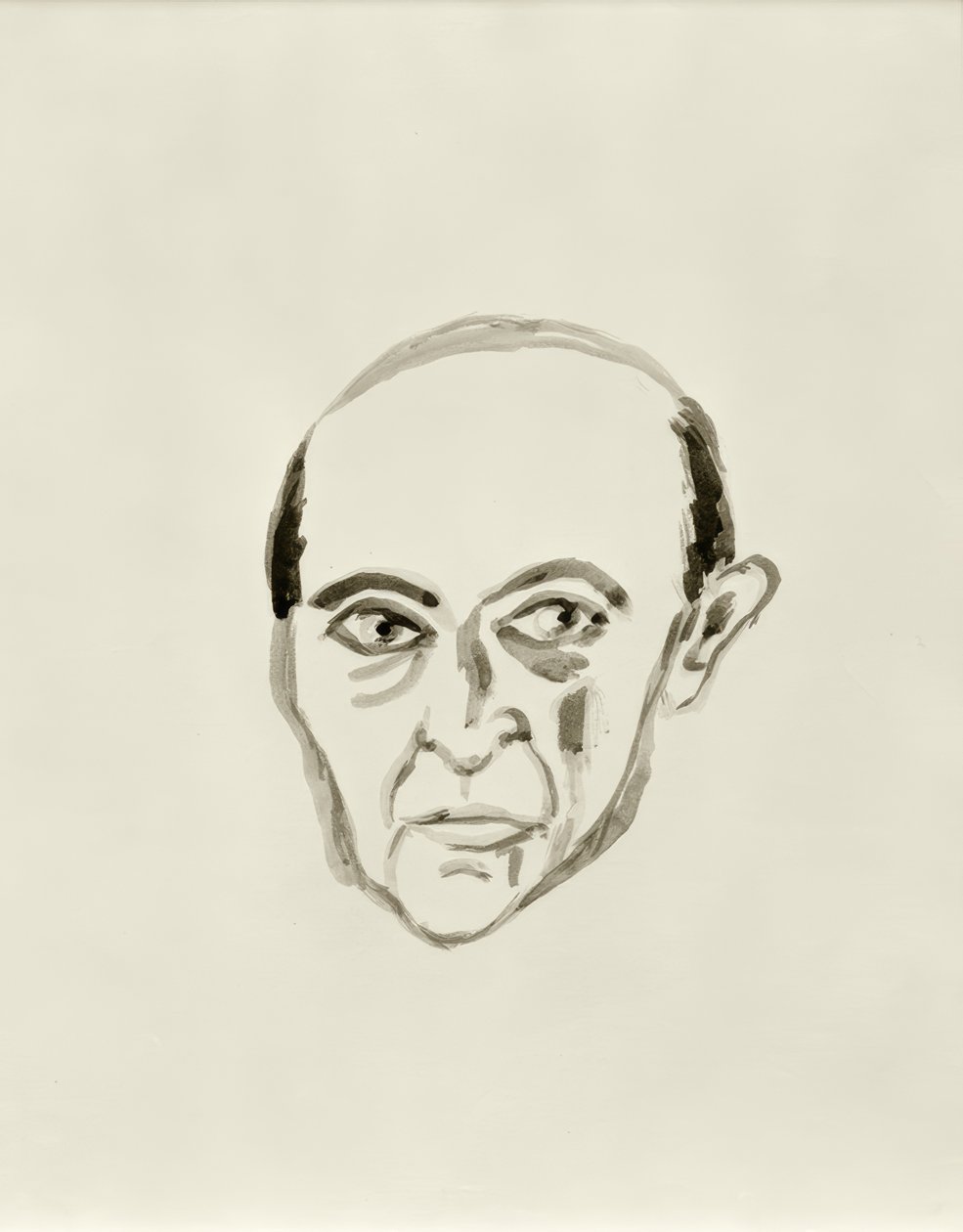 självporträtt av Arnold Schönberg