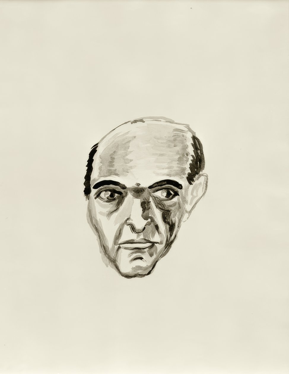 självporträtt av Arnold Schönberg