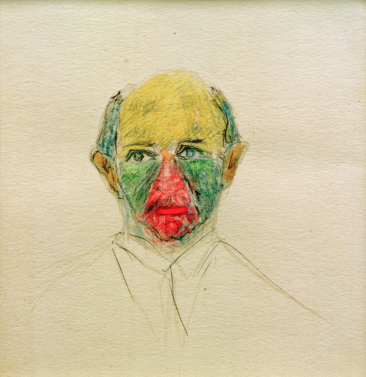 självporträtt av Arnold Schönberg