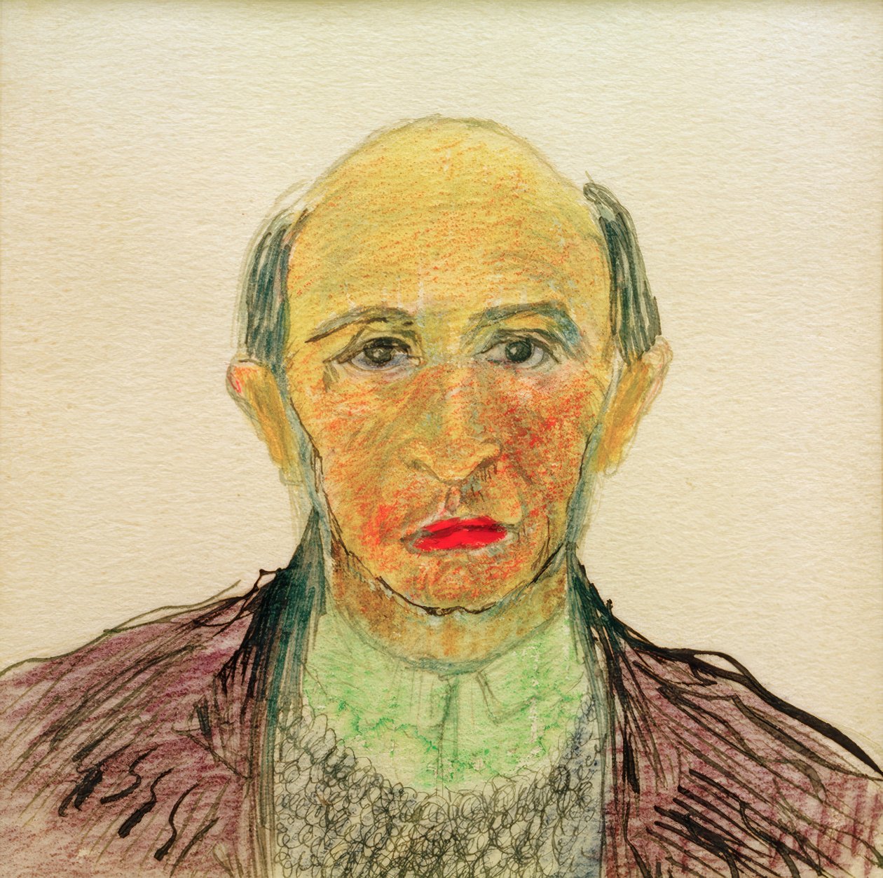 självporträtt av Arnold Schönberg