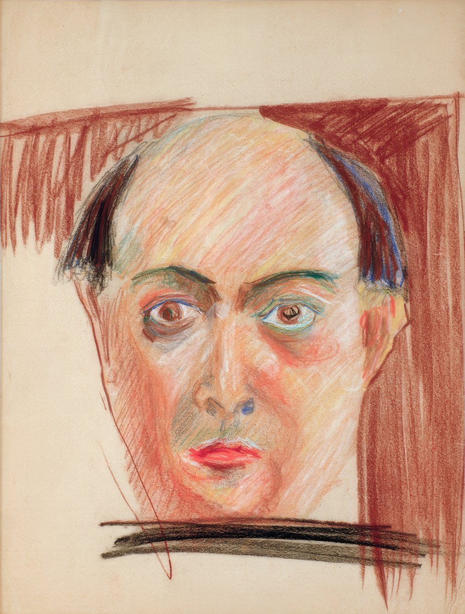 självporträtt av Arnold Schönberg