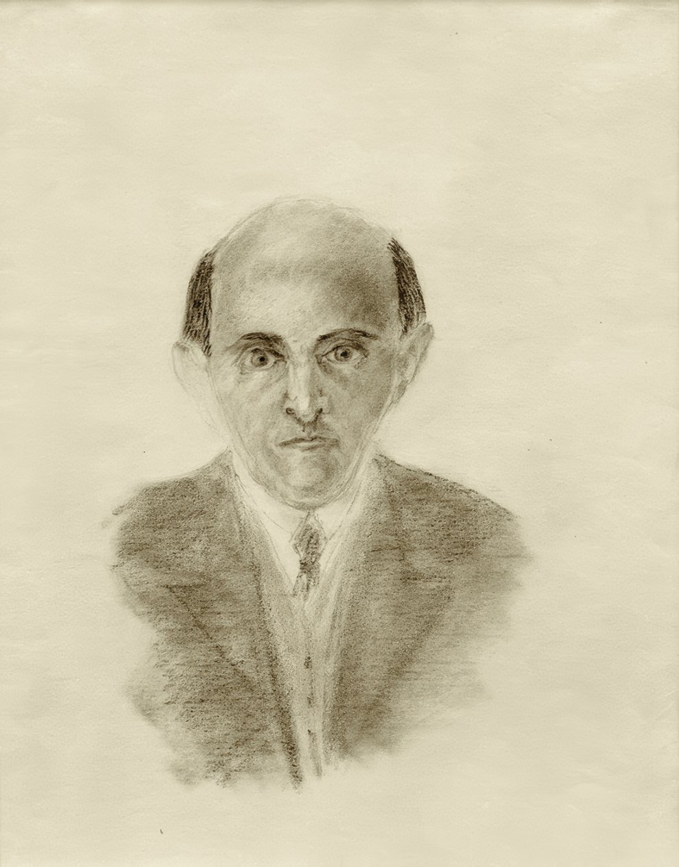 Självporträtt av Arnold Schönberg