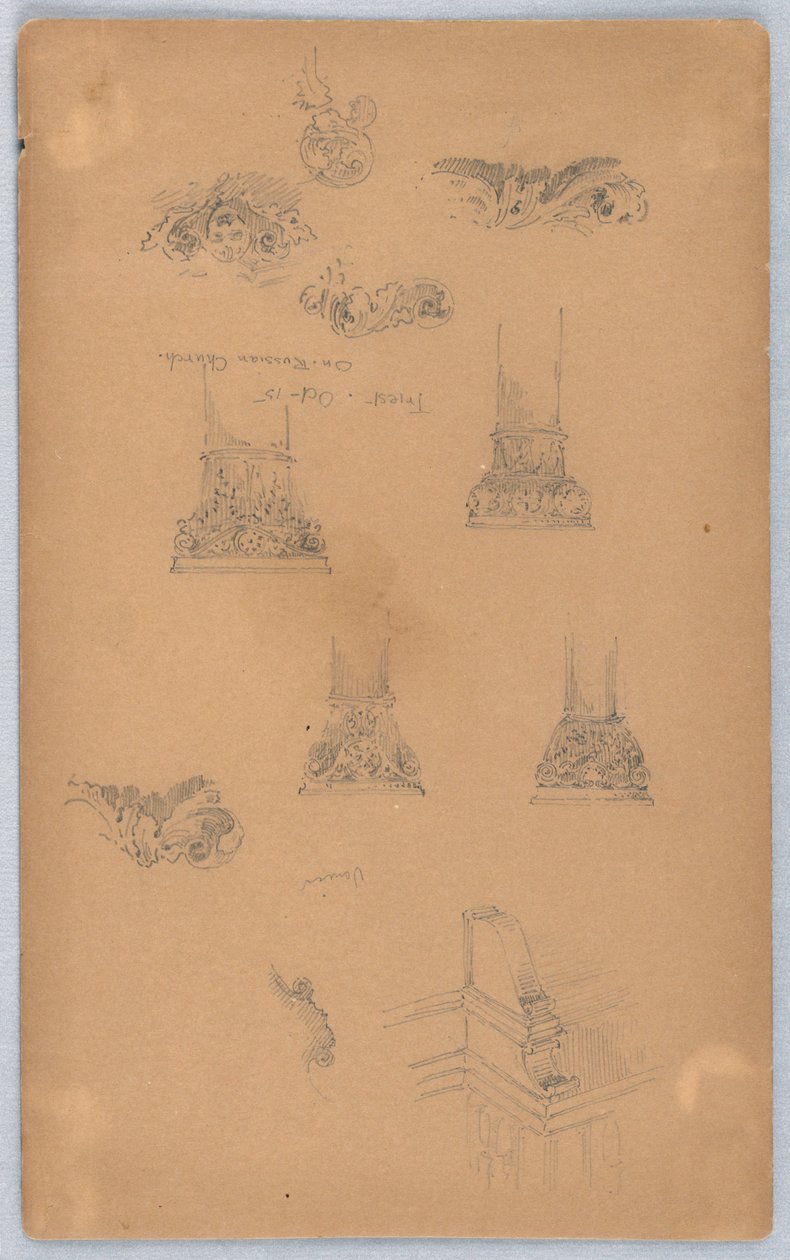 Arkitektoniska detaljer av Arnold William Brunner
