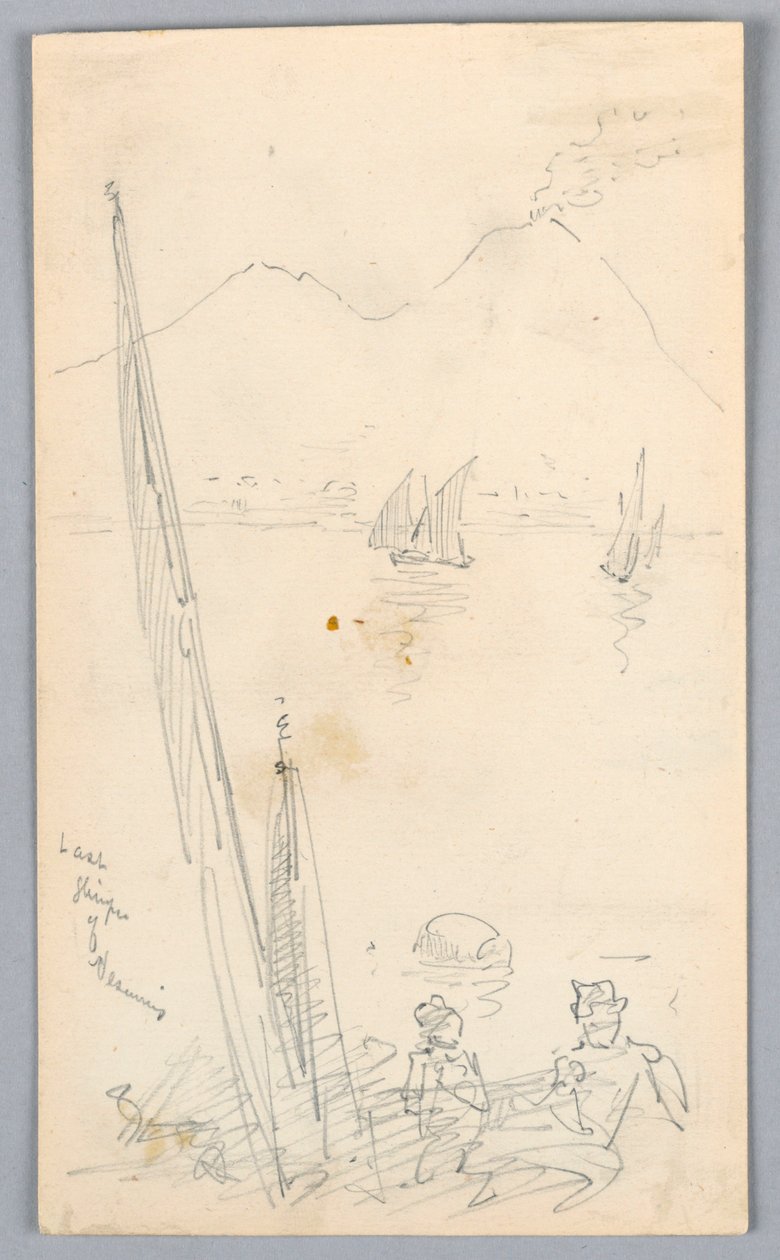 Sista glimten av Vesuvius av Arnold William Brunner
